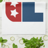 republikanisches Design des Elefanten-Logos Geschirrtuch (Gefaltet)