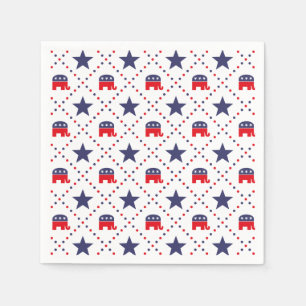 Republikanisches Diamant-Muster Serviette