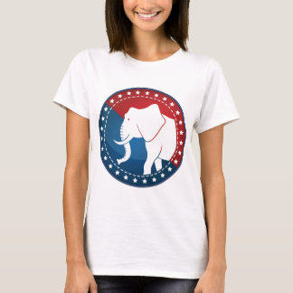 Republikanisches Elefant-Logo T-Shirt