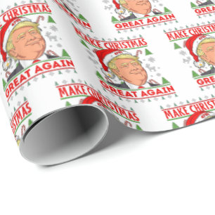 Republikanisches Geschenk Wrap, Donald Trump frohe Geschenkpapier