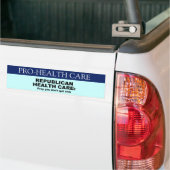 Republikanisches Gesundheitswesen - beten Sie Sie Autoaufkleber (Auf Lkw)