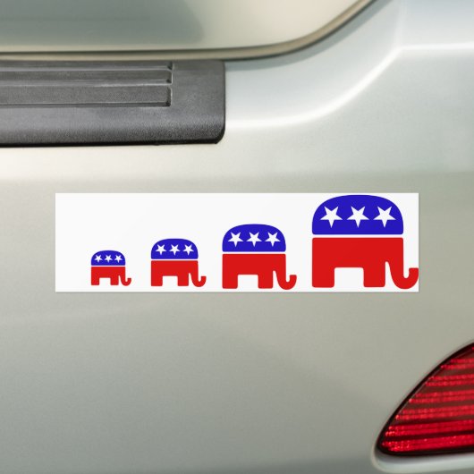 Republikanisches Logo Autoaufkleber (Auf Auto)
