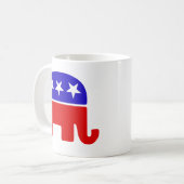 Republikanisches Logo Kaffeetasse (Vorderseite Links)