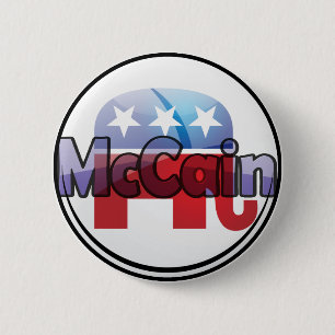 Republikanisches McCain-Design Button