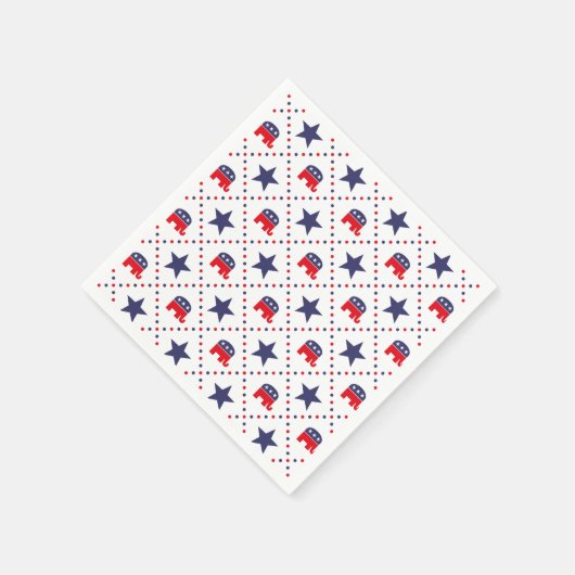 Republikanisches Muster Serviette (Ecke)