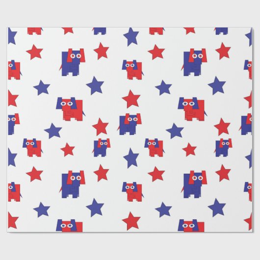 Republikanisches nahtloses Packpapier (Flach)