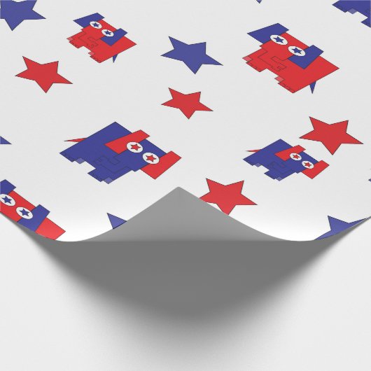 Republikanisches nahtloses Packpapier (Ecke)