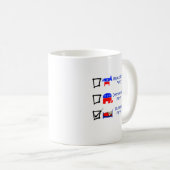 Republikanisches Party, demokratisches Party, Kaffeetasse (VorderseiteRechts)
