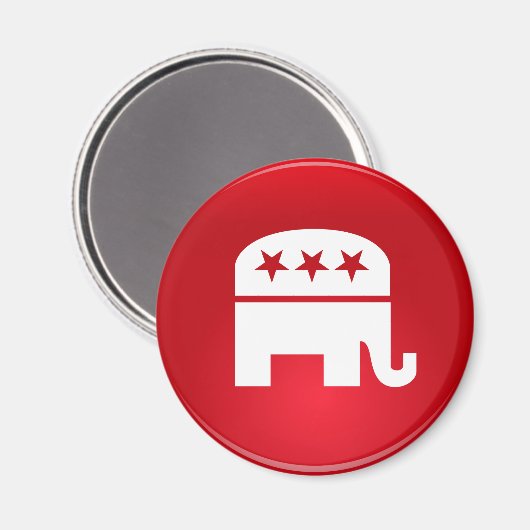 republikanisches Party-Logo Magnet (Vorderseite/Rückseite)