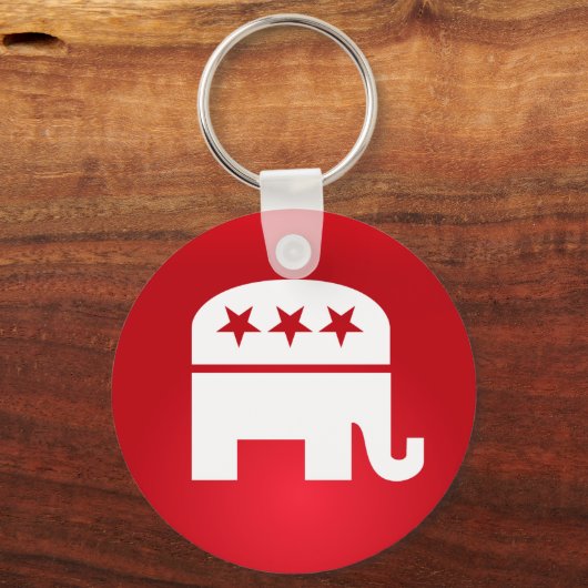 republikanisches Party-Logo Schlüsselanhänger (Vorderseite)