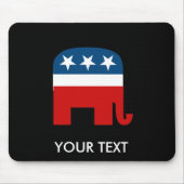 REPUBLIKANISCHES PARTY-MASKOTTCHEN MOUSEPAD (Vorne)