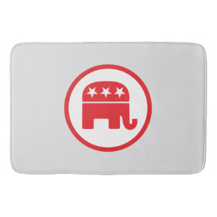 Republikanisches Party-Symbol Badematte