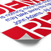 Republikanisches Poster (Ecke)