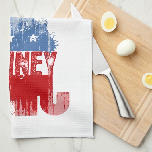 Republikanisches ROMNEY Geschirrtuch (Viertel Falte)