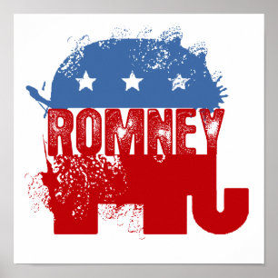 Republikanisches ROMNEY Poster