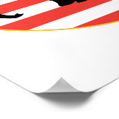 republikanisches Symbol Elefantendesign Poster (Ecke)