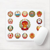 Republiken der sowjetischen Gewerkschaft Mousepad (Mit Mouse)