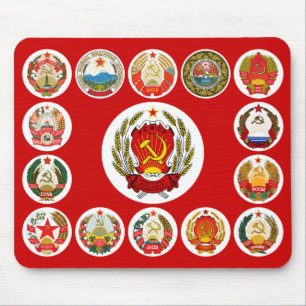 Republiken der sowjetischen Gewerkschaft Mousepad
