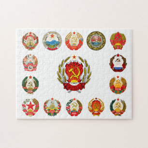 Republiken der sowjetischen Gewerkschaft Puzzle