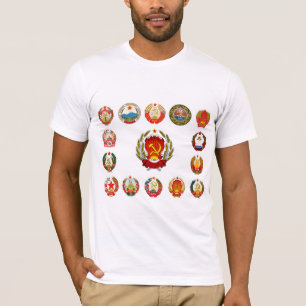 Republiken der sowjetischen Gewerkschaft T-Shirt