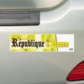 République de Bananes Autoaufkleber (Auf Auto)