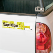 République de Bananes Autoaufkleber (Auf Lkw)
