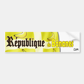 République de Bananes Autoaufkleber