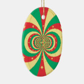 République du Cameroun mit fünf Spitzen-Sternen Keramik Ornament (Rechts)