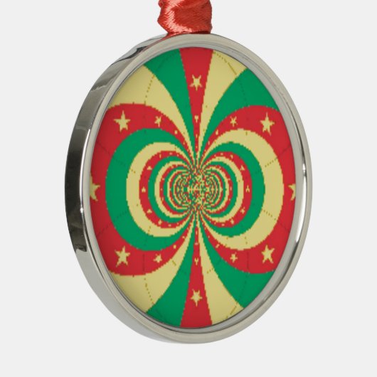 République du Cameroun mit fünf Spitzen-Sternen Ornament Aus Metall (Rechts)