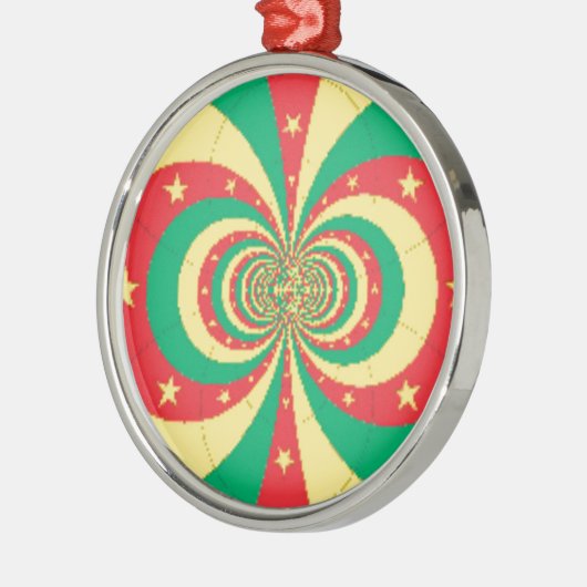 République du Cameroun mit fünf Spitzen-Sternen Ornament Aus Metall (Links)