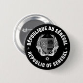 Republique Du Senegal Button (Vorne & Hinten)