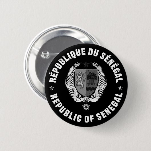 Republique Du Senegal Button (Vorne & Hinten)