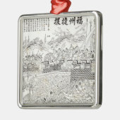 Repulse der französischen Kanonenboote Ornament Aus Metall (Links)