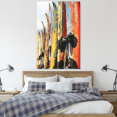 Repuriert von DJ Florek Leinwanddruck (Insitu (Schlafzimmer))