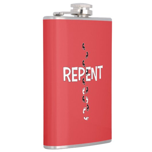 Reputationsfußspuren Flachmann (Rechts)