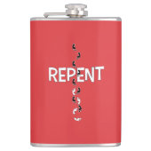 Reputationsfußspuren Flachmann (Vorderseite)