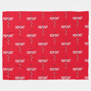 Reputationsfußspuren Fleecedecke