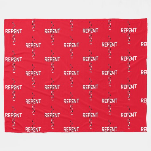 Reputationsfußspuren Fleecedecke (Vorderseite (Horizontal))