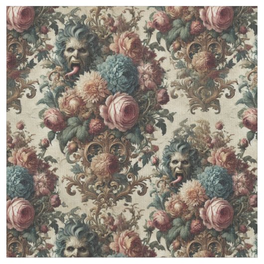 Requiem Rhapsody - Gothic Classic Tile Stoff (Nahaufnahme)