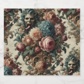 Requiem Rhapsody - Gothic Floral Pillow Bierflaschenetikett (Einzelnes Label)