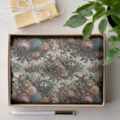 Requiem Rhapsody - Gothic Floral Seidenpapier (Geschenk)