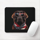 ReRe-Dog 4. Juli American Ind Mousepad (Mit Mouse)