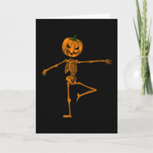 Rereifen Ballet Position Pumpkin Karte