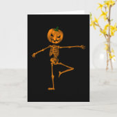 Rereifen Ballet Position Pumpkin Karte (Gelbe Blume)