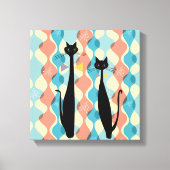 ReRo Atoma MCM Coole Katze Leinwand v2 (Vorderseite)