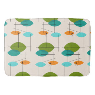 ReRo Atomic Mobile Muster Bath Mat Badematte