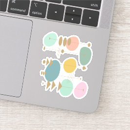 ReRo Atomzeit Mitte Jahrhundert Moderne Aufkleber