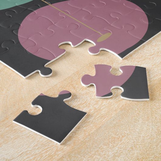 ReRo Atomzeit Mitte Jahrhundert Moderne Puzzle (Seite)