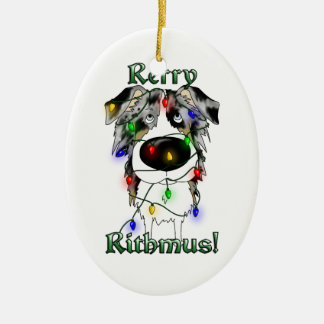 Rerry Rithmus - australischer Schäfer Keramik Ornament