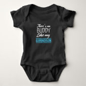 Res No Buddy like my Grandson Funny Matching Gesch Baby Strampler (Vorderseite)